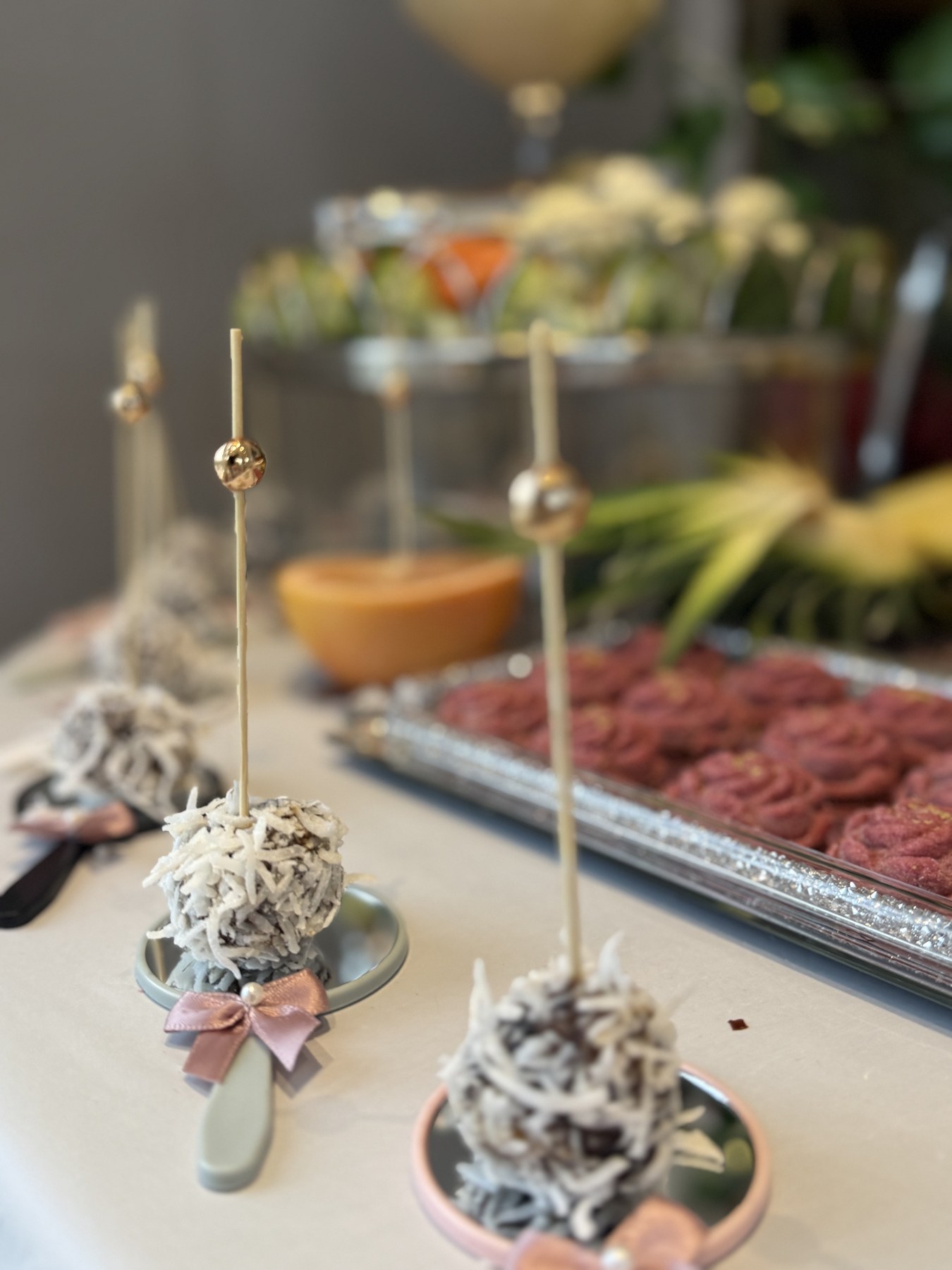 Special event portrait with venue styling
